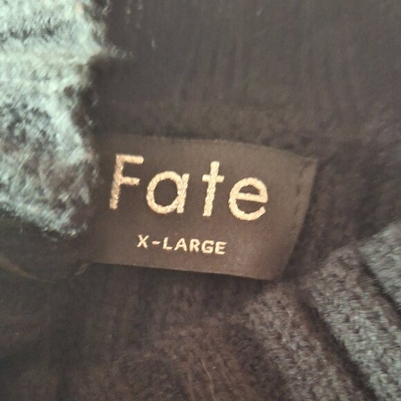 FATE Long Sleeved Black Mocked Neck w/Sequins - Picture 3 of 7